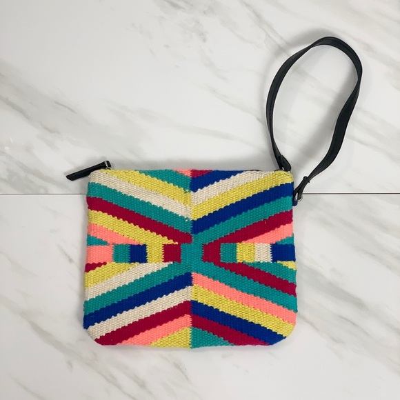 Rebecca Minkoff Colorful Woven Wristlet - Picture 6 of 9
